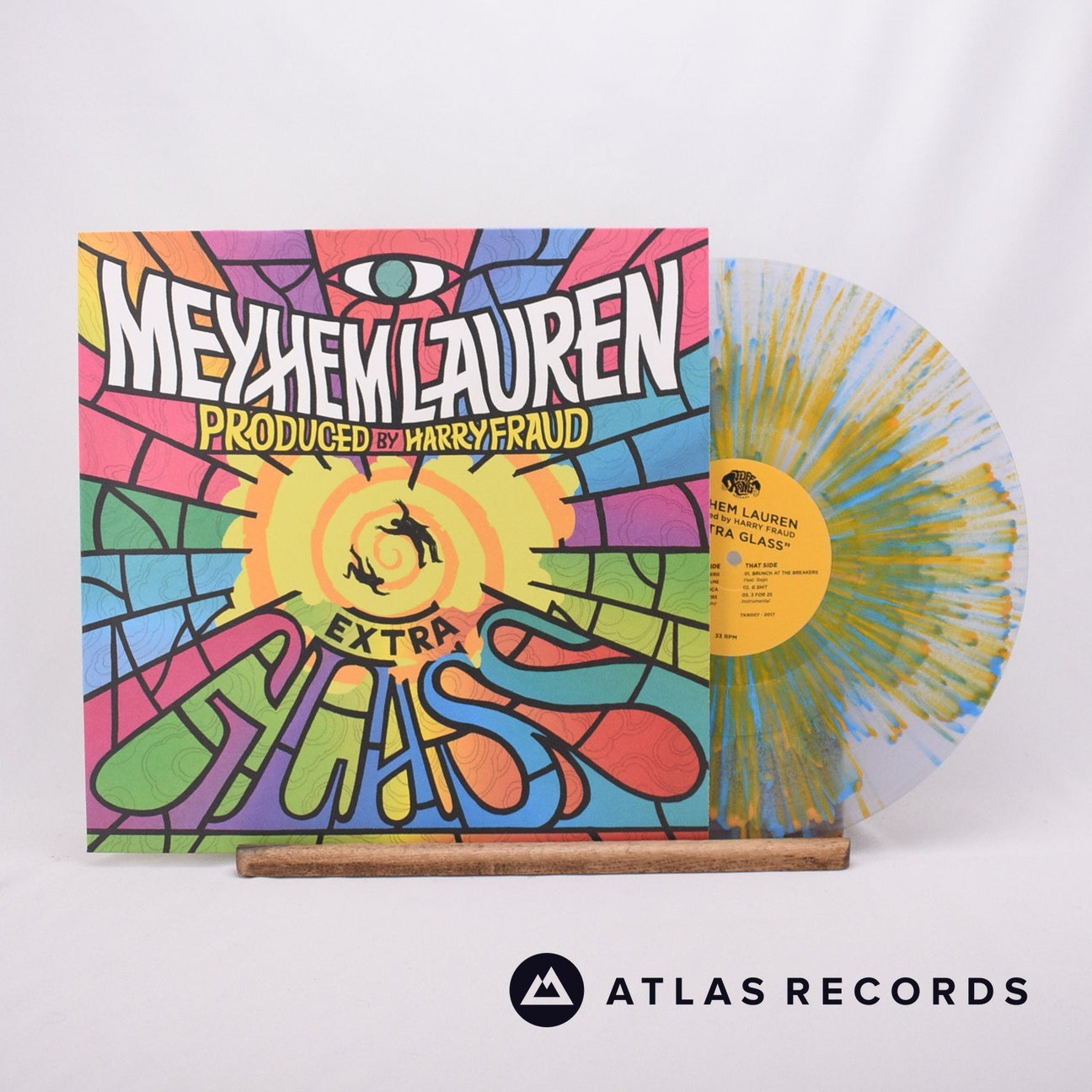 Meyhem Extra Glass 12" Vinyl Record - Front Cover & Record