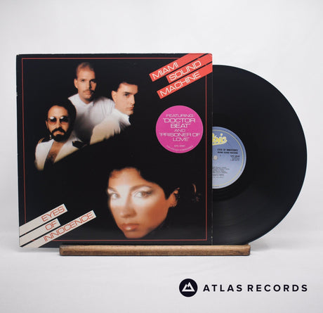 Miami Sound Machine Eyes Of Innocence LP Vinyl Record - Front Cover & Record