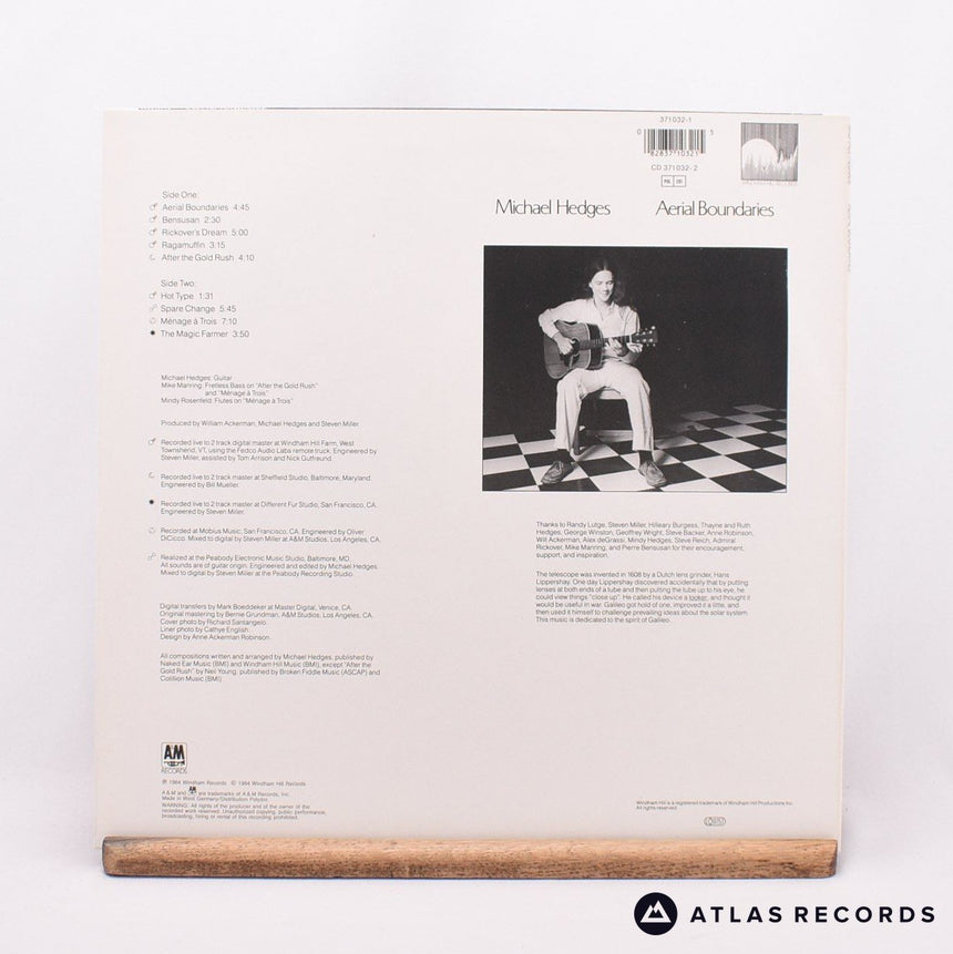Michael Hedges - Aerial Boundaries - LP Vinyl Record - VG+/EX