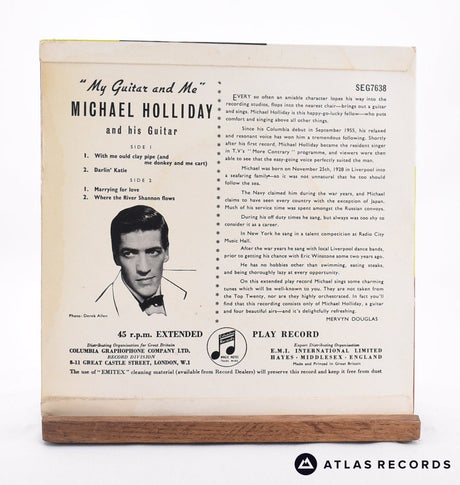 Michael Holliday - My Guitar And Me - 7" EP Vinyl Record - VG+/VG+