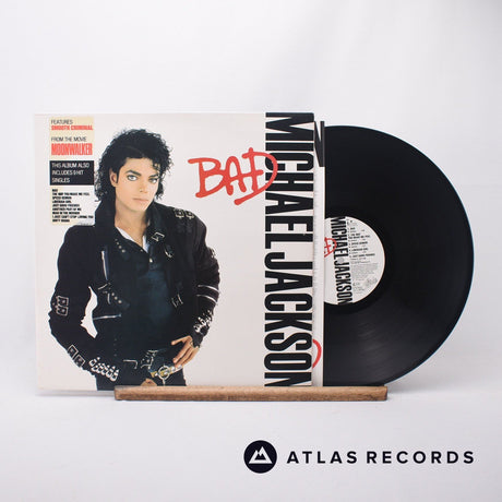 Michael Jackson Bad LP Vinyl Record - Front Cover & Record