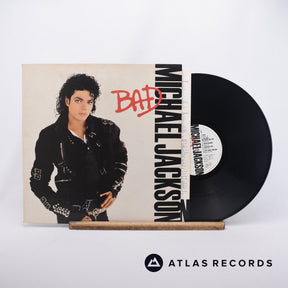 Michael Jackson Bad LP Vinyl Record - Front Cover & Record