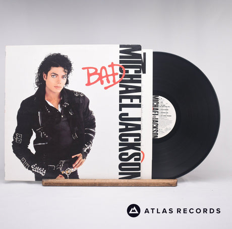 Michael Jackson Bad LP Vinyl Record - Front Cover & Record