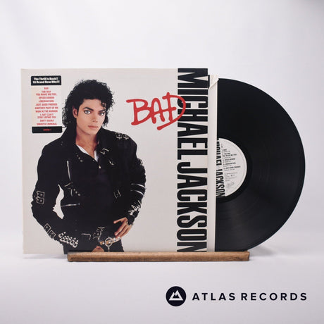 Michael Jackson Bad LP Vinyl Record - Front Cover & Record