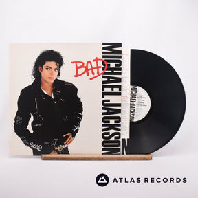 Michael Jackson Bad LP Vinyl Record - Front Cover & Record