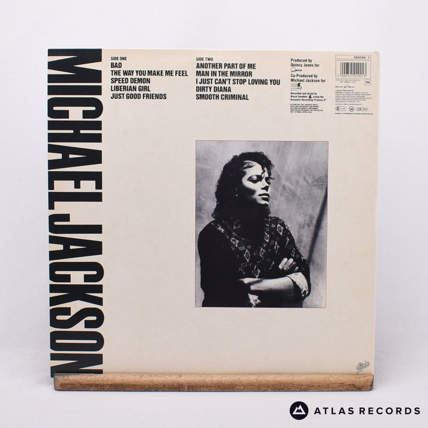 Michael Jackson - Bad - Lyric Sheet Gatefold A10 B9 LP Vinyl Record - EX/EX