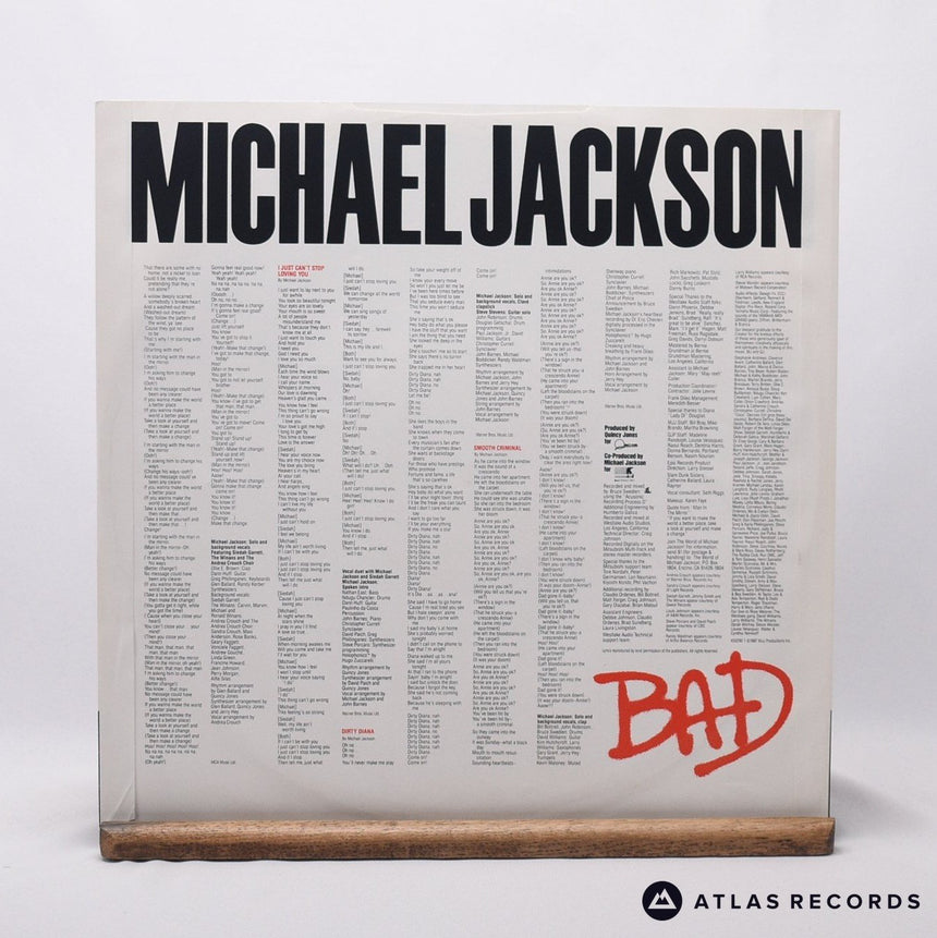 Michael Jackson - Bad - Gatefold LP Vinyl Record - EX/EX