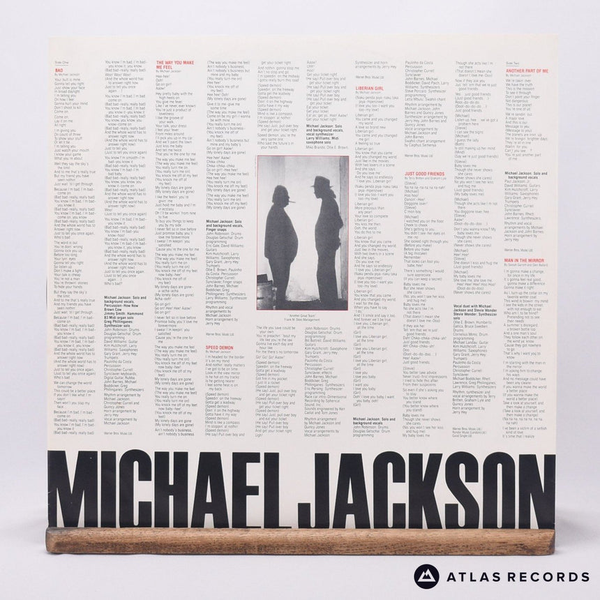 Michael Jackson - Bad - Gatefold LP Vinyl Record - EX/VG+