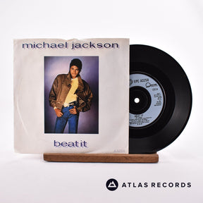 Michael Jackson Beat It 7" Vinyl Record - Front Cover & Record