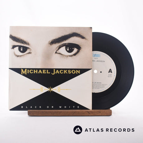 Michael Jackson Black Or White 7" Vinyl Record - Front Cover & Record