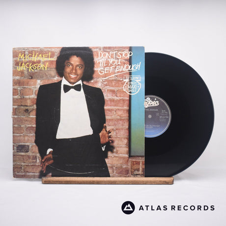 Michael Jackson Don't Stop 'Til You Get Enough 12" Vinyl Record - Front Cover & Record