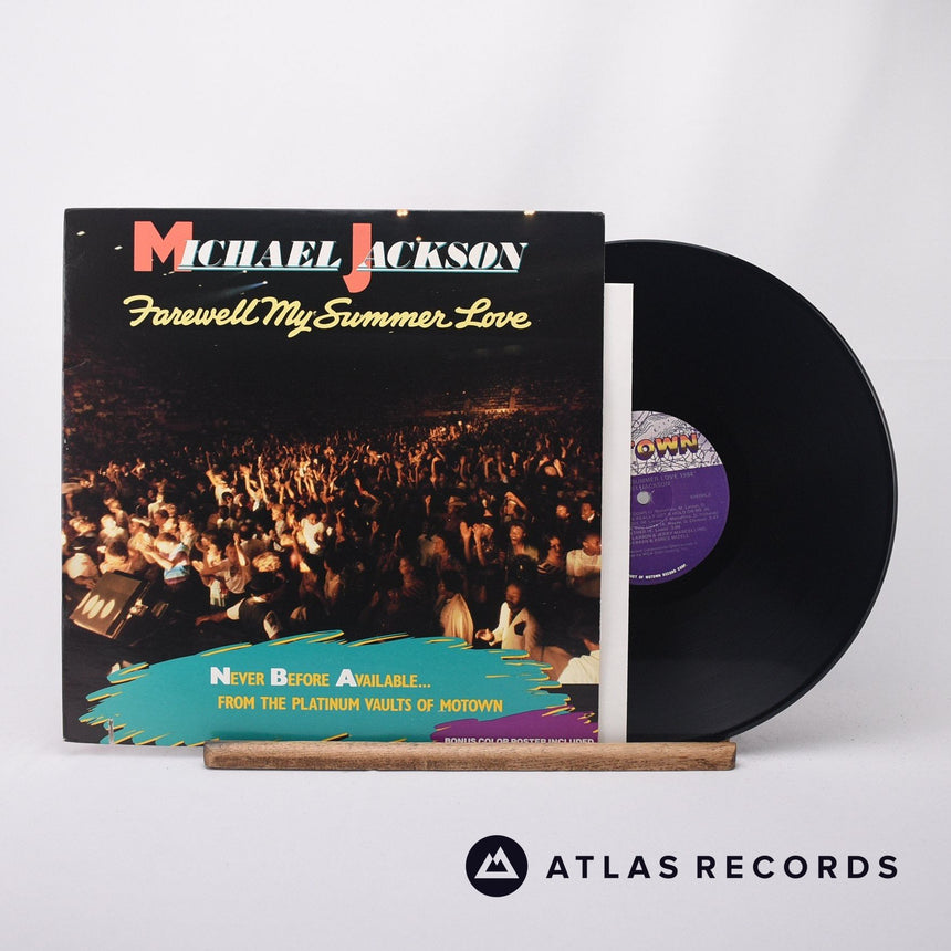Michael Jackson - Farewell My Summer Love 1984 - Poster LP Vinyl Record - VG+/EX