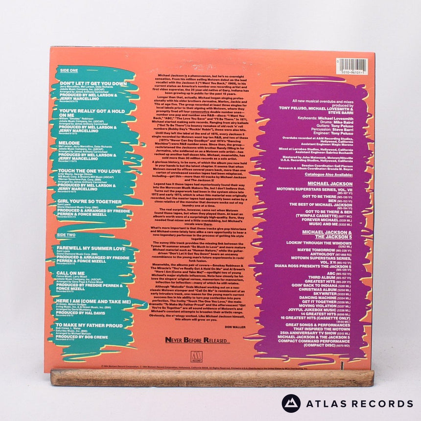 Michael Jackson - Farewell My Summer Love 1984 - Poster LP Vinyl Record - VG+/EX