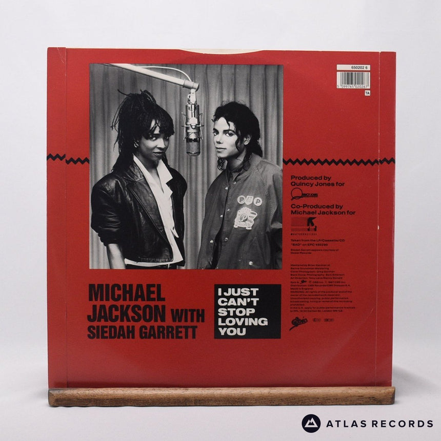 Michael Jackson - I Just Can't Stop Loving You - 12" Vinyl Record - EX/VG+