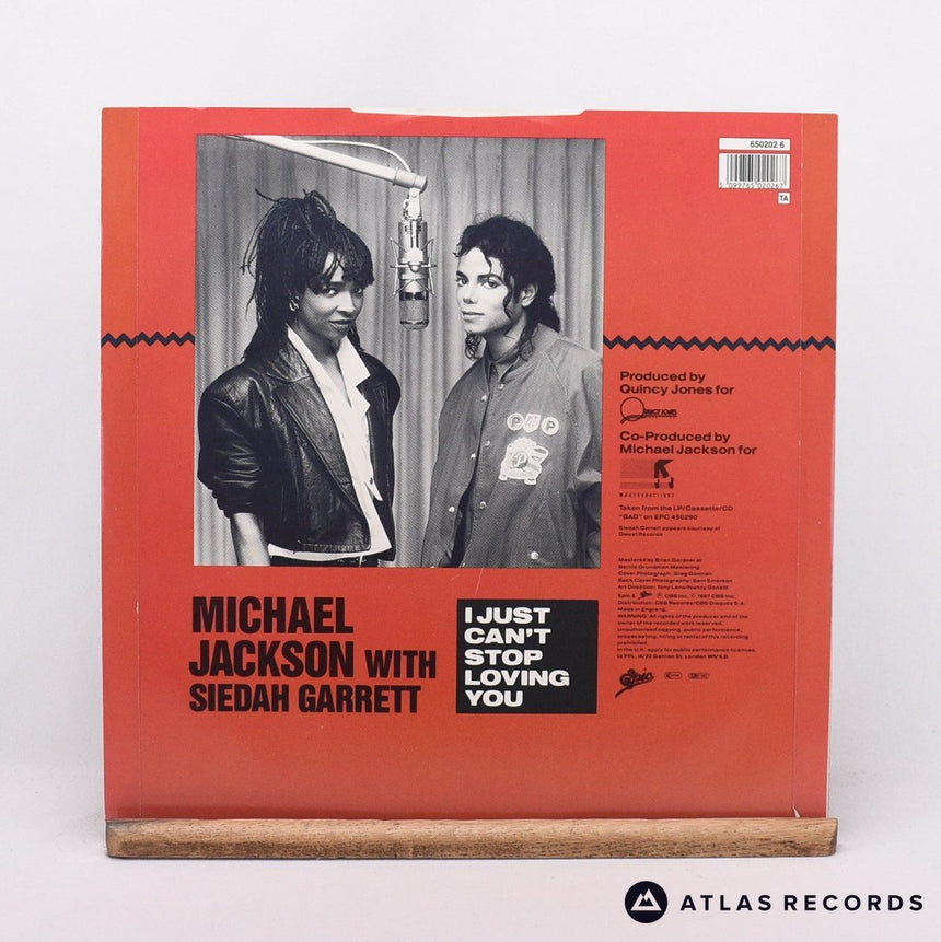 Michael Jackson - I Just Can't Stop Loving You - 12" Vinyl Record - VG+/VG