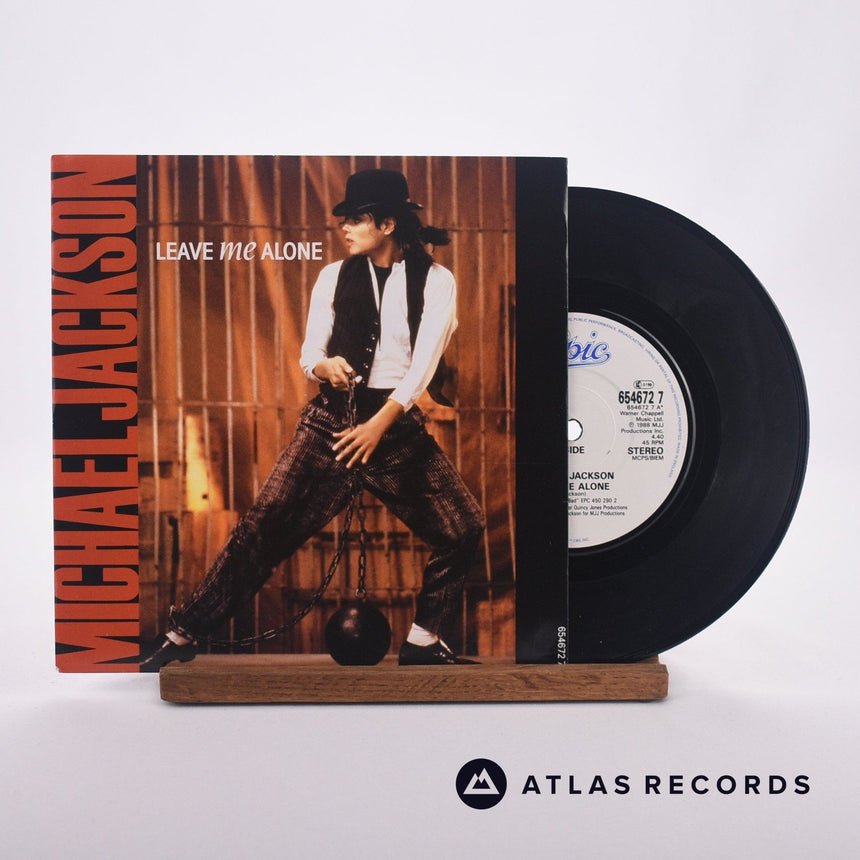 Michael Jackson Leave Me Alone 7" Vinyl Record - Front Cover & Record