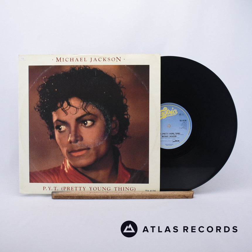 Michael Jackson P.Y.T. 12" Vinyl Record - Front Cover & Record