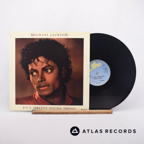 Michael Jackson P.Y.T. 12" Vinyl Record - Front Cover & Record