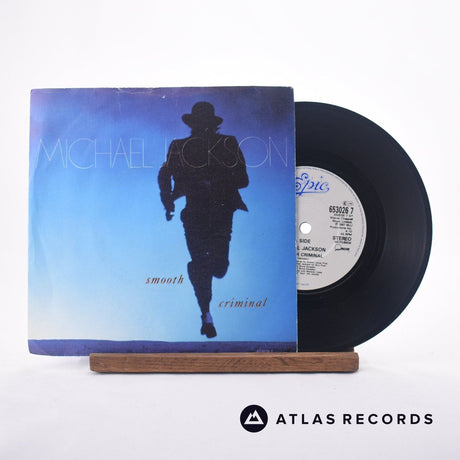 Michael Jackson Smooth Criminal 7" Vinyl Record - Front Cover & Record