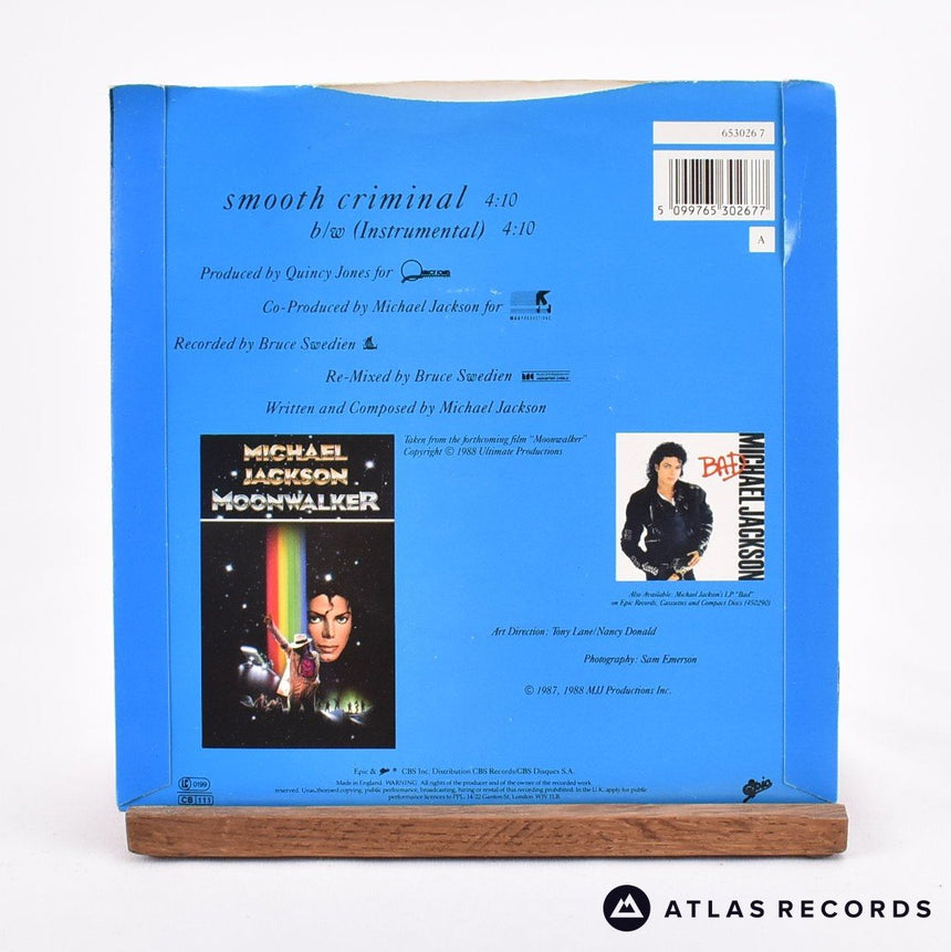 Michael Jackson - Smooth Criminal - 7" Vinyl Record - VG+/EX