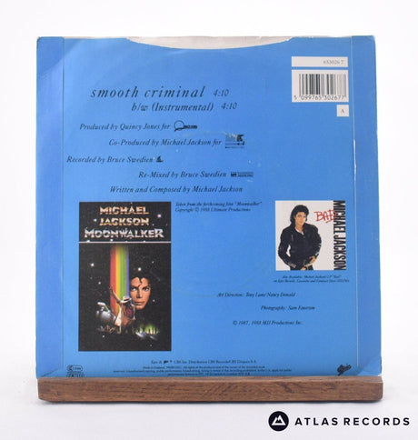 Michael Jackson - Smooth Criminal - 7" Vinyl Record - VG+/EX