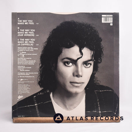 Michael Jackson - The Way You Make Me Feel - 12" Vinyl Record - EX/EX
