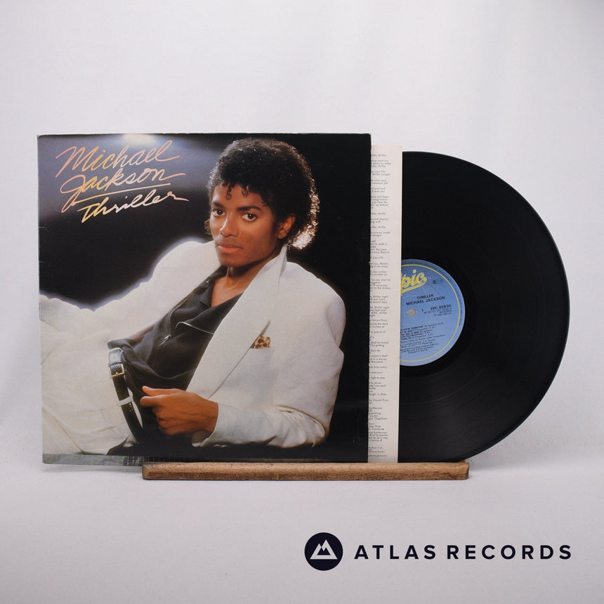 Michael Jackson Thriller LP Vinyl Record - Front Cover & Record