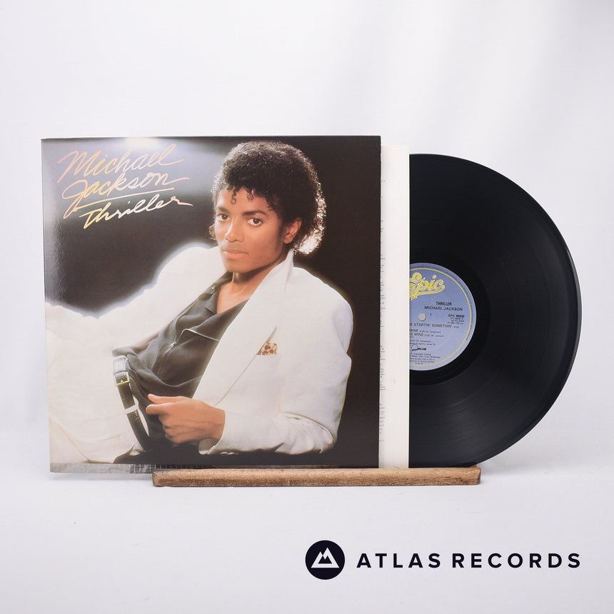 Michael Jackson Thriller LP Vinyl Record - Front Cover & Record