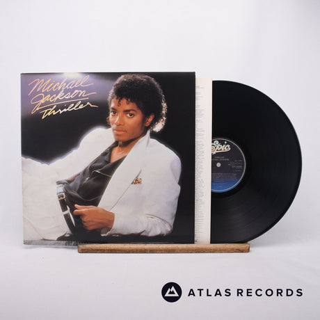 Michael Jackson Thriller LP Vinyl Record - Front Cover & Record