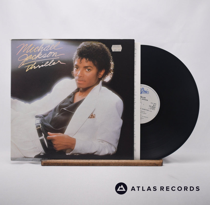 Michael Jackson Thriller LP Vinyl Record - Front Cover & Record