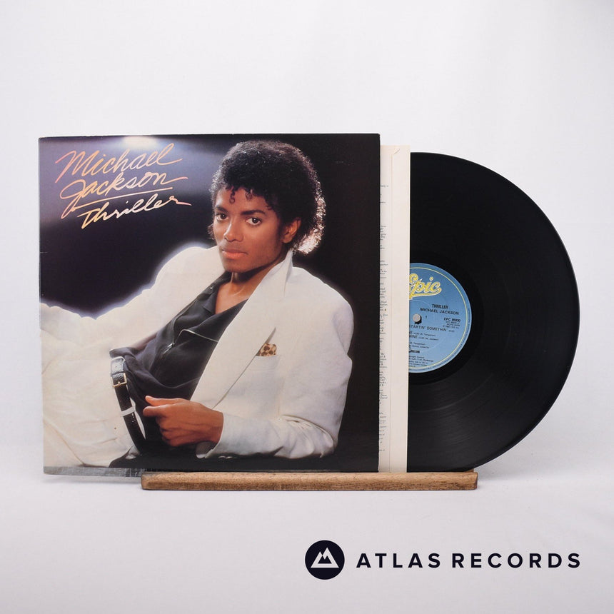 Michael Jackson Thriller LP Vinyl Record - Front Cover & Record