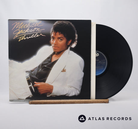 Michael Jackson Thriller LP Vinyl Record - Front Cover & Record