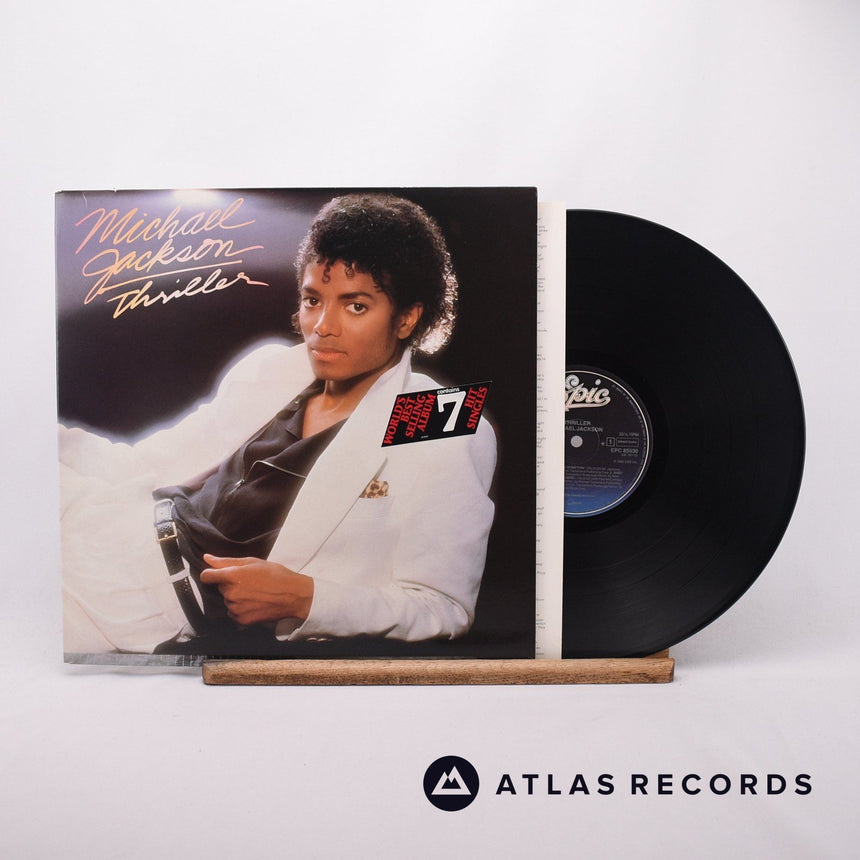 Michael Jackson Thriller LP Vinyl Record - Front Cover & Record