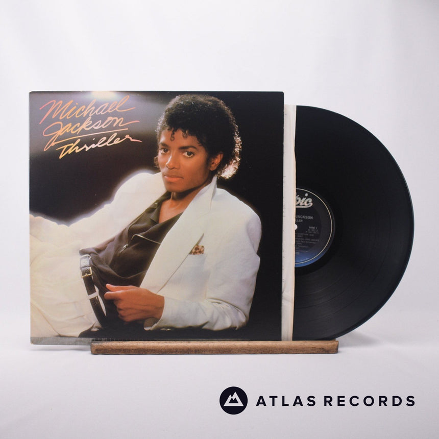 Michael Jackson Thriller LP Vinyl Record - Front Cover & Record