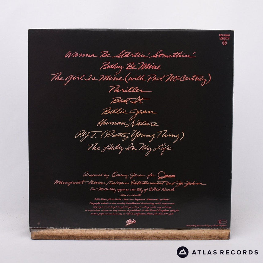Michael Jackson - Thriller - Lyric Sheet Gatefold LP Vinyl Record - EX/EX