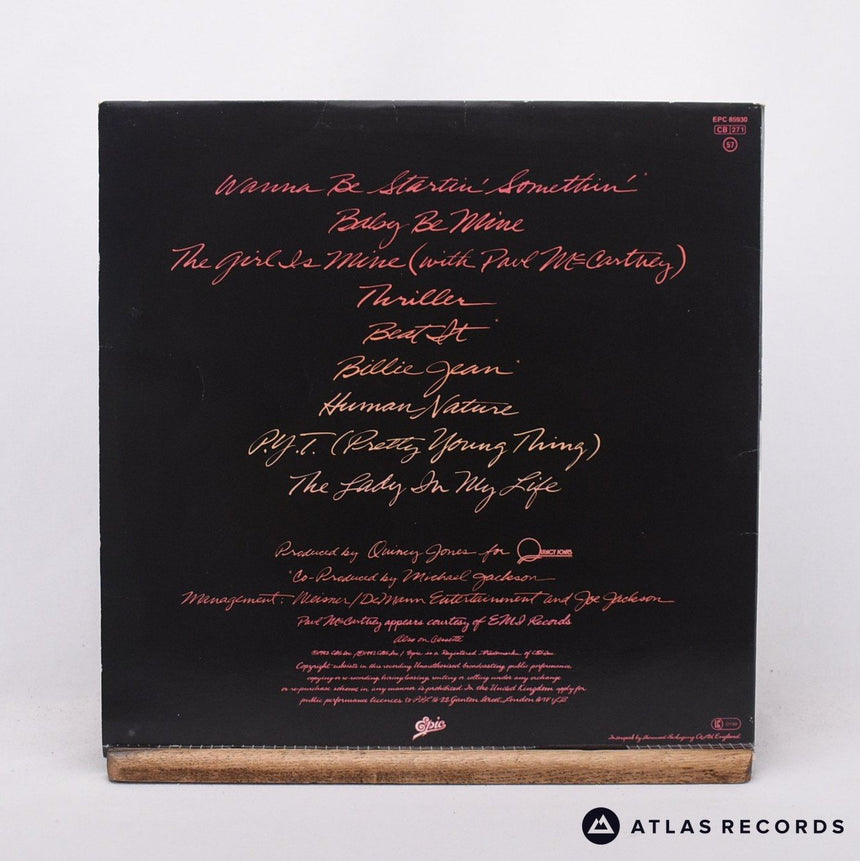 Michael Jackson - Thriller - Gatefold 2A-1 6B-1 LP Vinyl Record - EX/EX