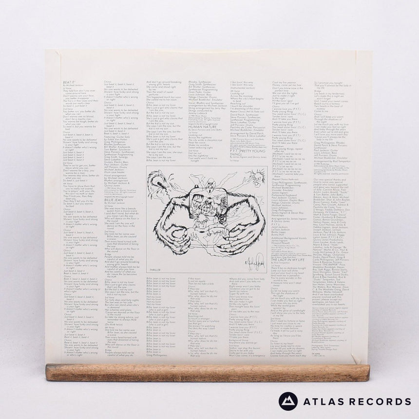 Michael Jackson - Thriller - Lyric Sheet Gatefold LP Vinyl Record - EX/EX