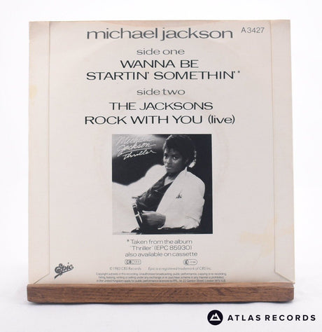 Michael Jackson - Wanna Be Startin' Somethin' - Promo 7" Vinyl Record - VG+/VG+