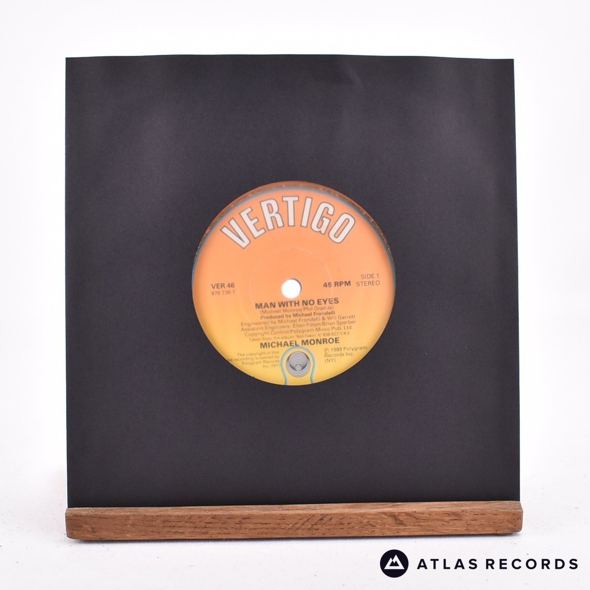 Michael Monroe Man With No Eyes 7" Vinyl Record - In Sleeve