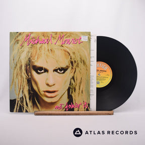 Michael Monroe Not Fakin' It LP Vinyl Record - Front Cover & Record
