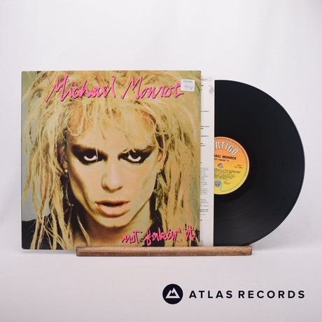 Michael Monroe Not Fakin' It LP Vinyl Record - Front Cover & Record