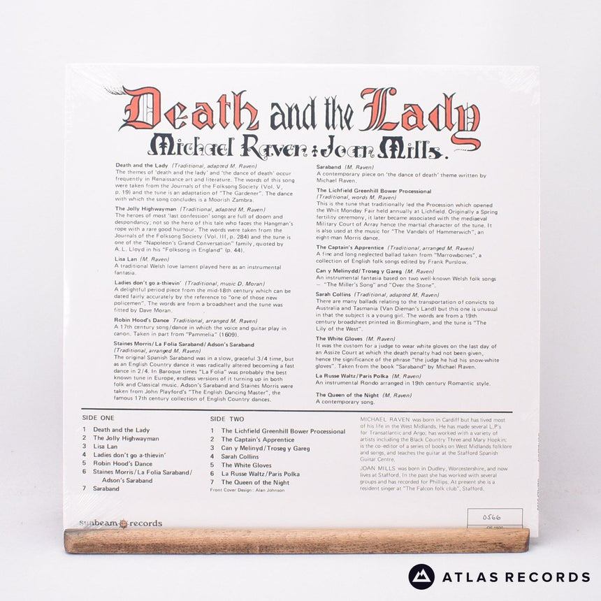 Michael Raven - Death And The Lady - Limited Edition Numbered LP Vinyl Record
