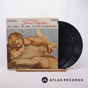 Michael Redgrave John Milton: Samson Agonistes 2 x LP Vinyl Record - Front Cover & Record