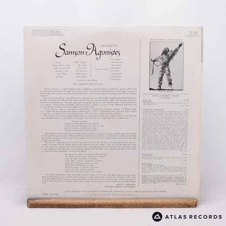 Michael Redgrave - John Milton: Samson Agonistes - 2 x LP Vinyl Record - EX/EX