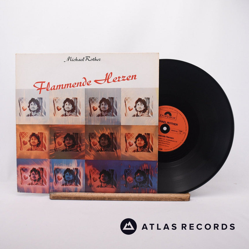 Michael Rother Flammende Herzen LP Vinyl Record - Front Cover & Record