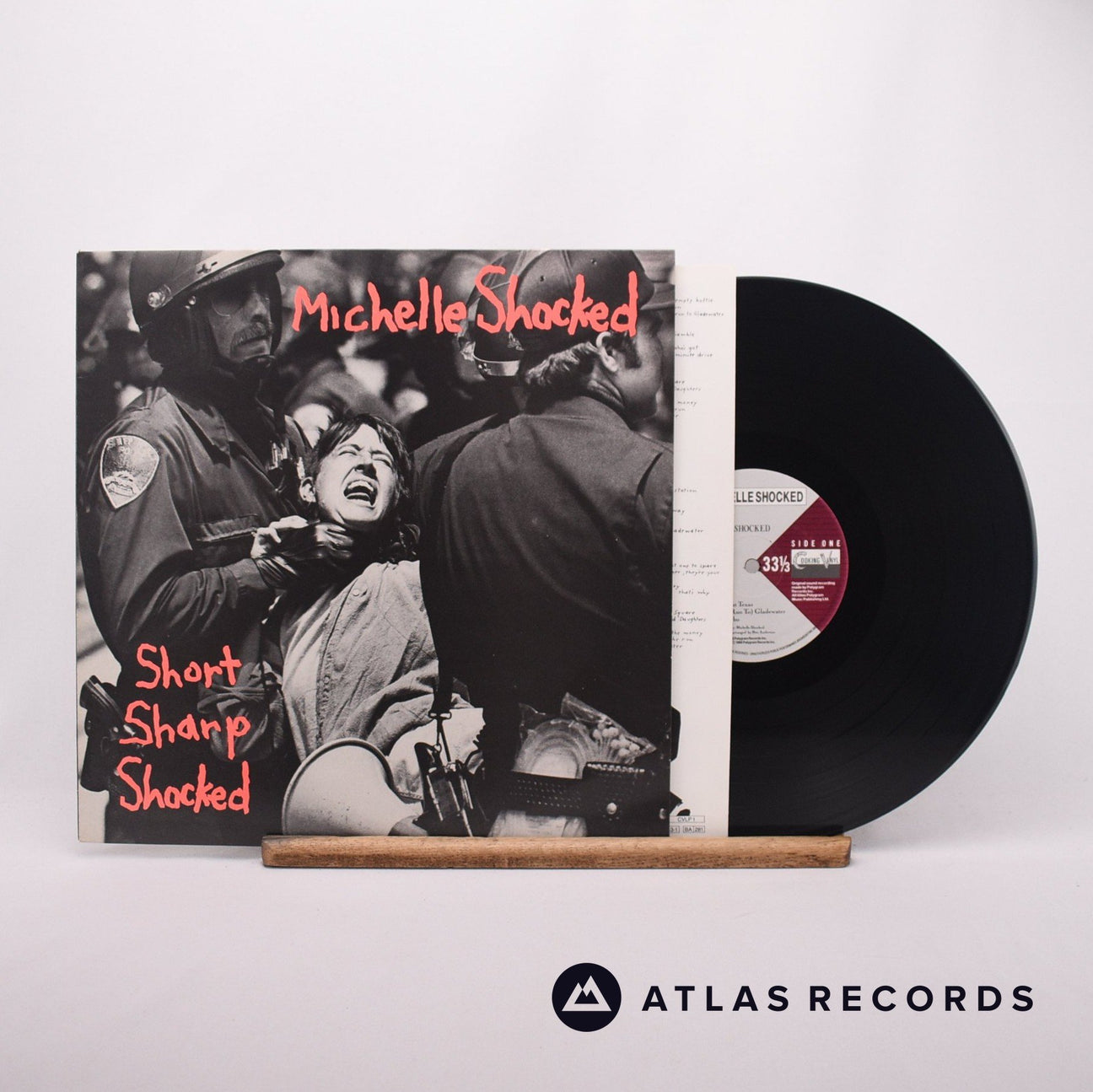 Michelle Shocked Short Sharp Shocked LP Vinyl Record - Front Cover & Record