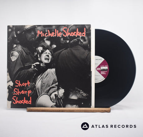 Michelle Shocked Short Sharp Shocked LP Vinyl Record - Front Cover & Record