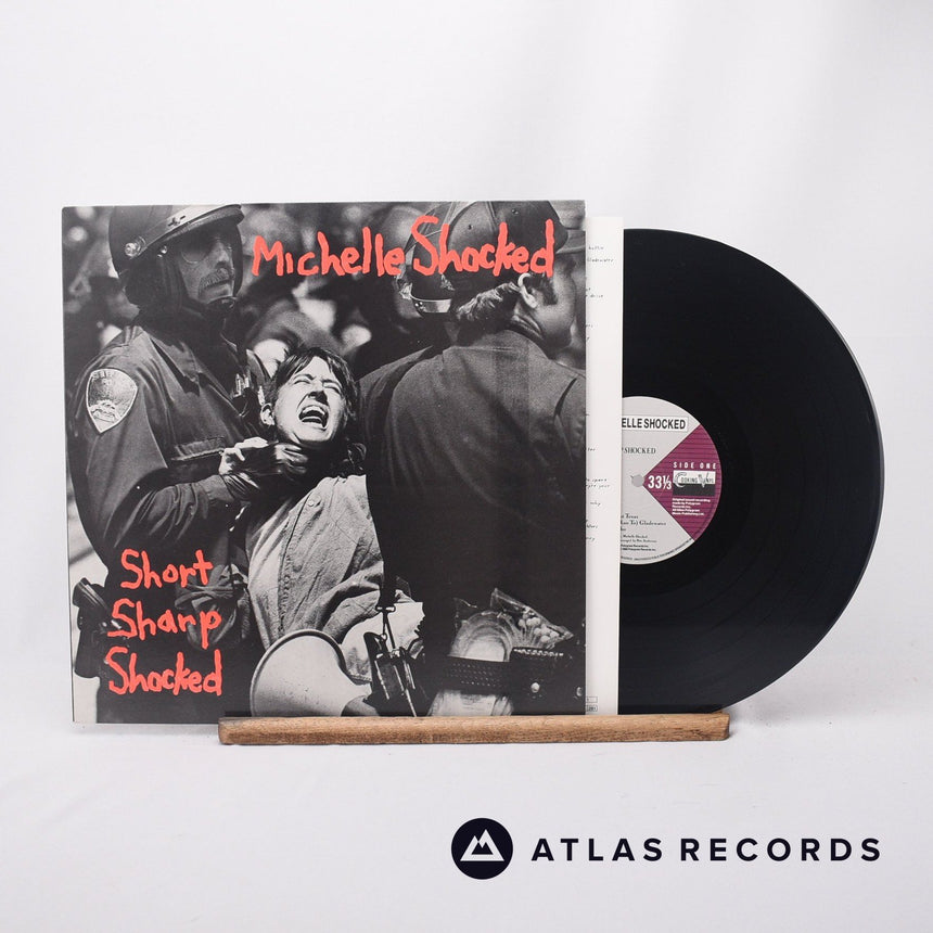 Michelle Shocked Short Sharp Shocked LP Vinyl Record - Front Cover & Record