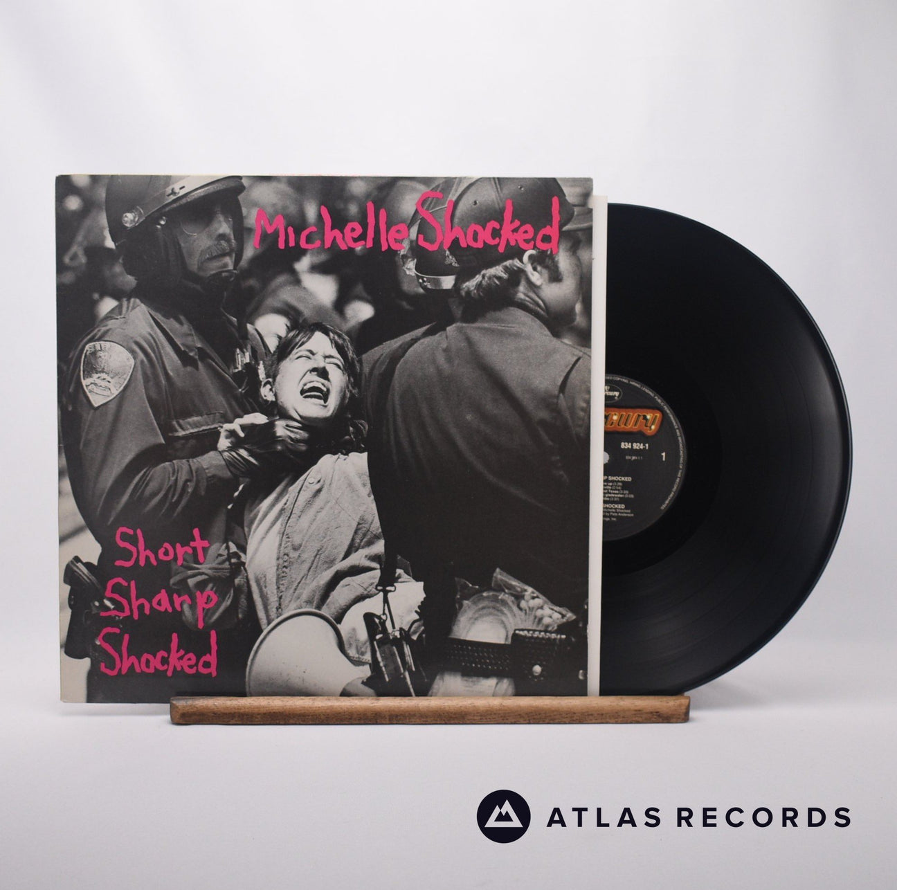 Michelle Shocked Short Sharp Shocked LP Vinyl Record - Front Cover & Record