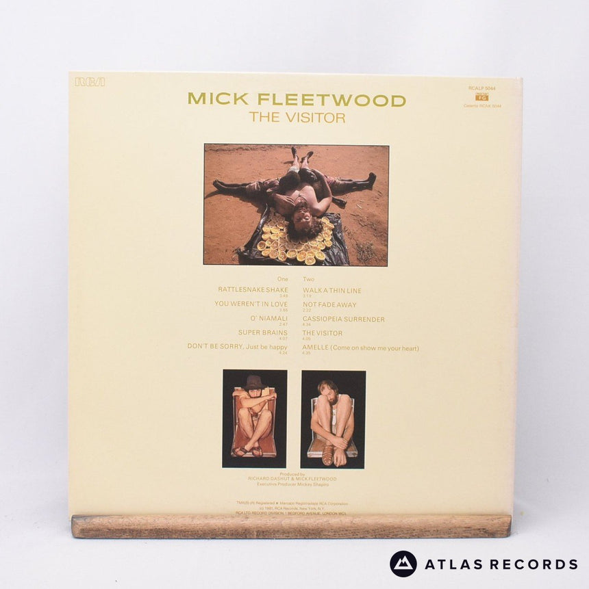 Mick Fleetwood - The Visitor - Embossed Sleeve LP Vinyl Record - EX/EX